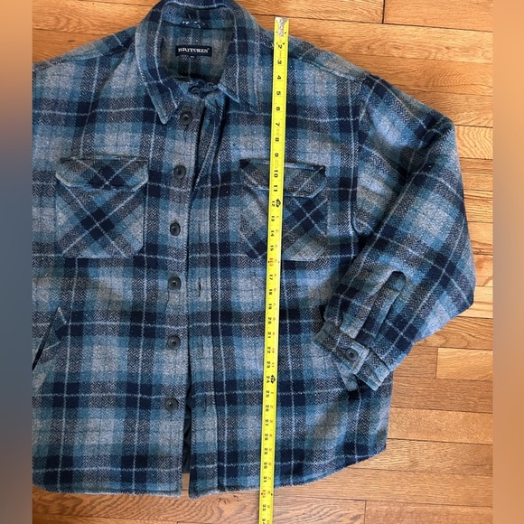 Britches Plaid Blue Jacket Shacket - Size XL - Picture 3 of 9
